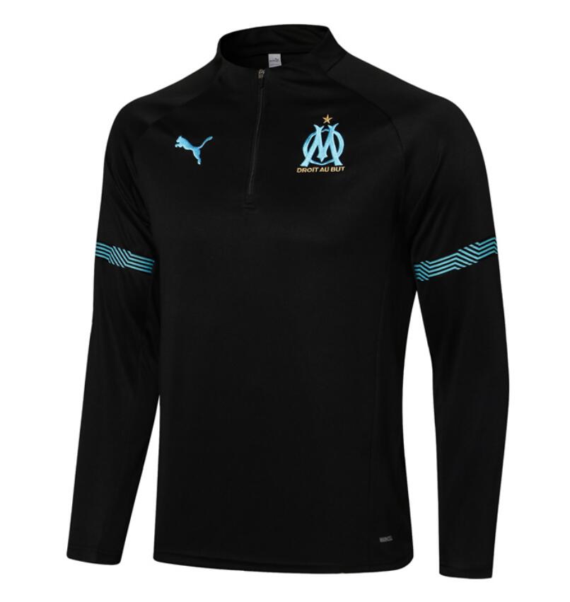 2021/22 Marseille Black Training Sweatshirt